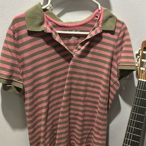 Nineties y2k grunge skater striped collared shirt well priced vintage